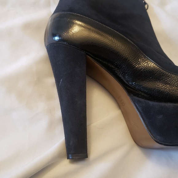 Marni Platform Peep Toe Ankle Boot Size IT 36/US 6 - Picture 7 of 14